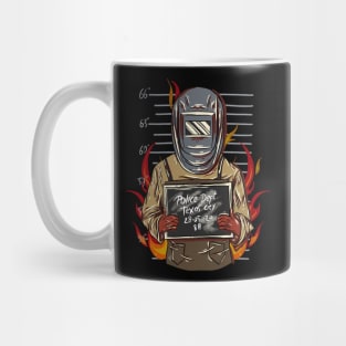 mr bad guy welder Mug